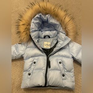 Baby SAM puffer coat baby blue